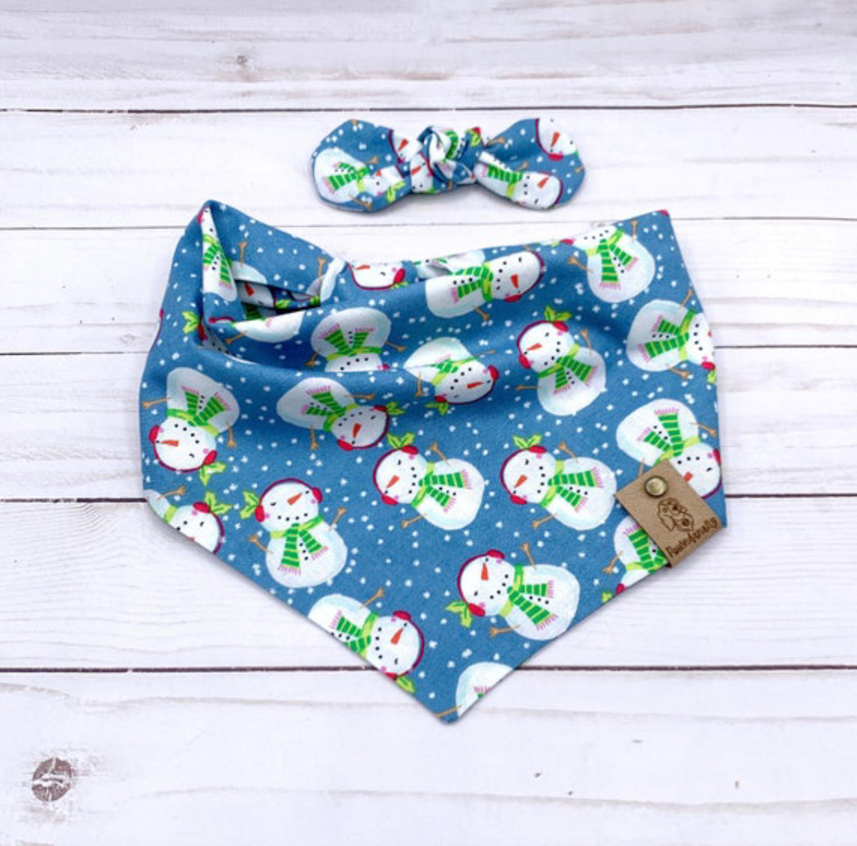 Snowman Dog Bandana