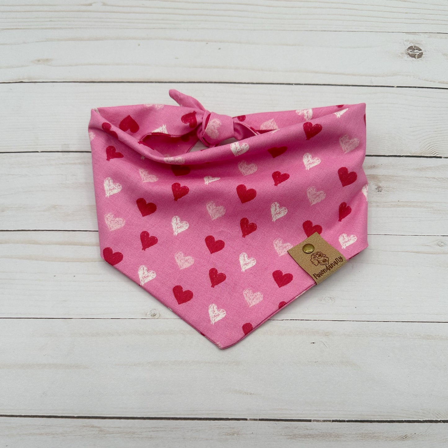 Hearts Valentine Dog Bandana