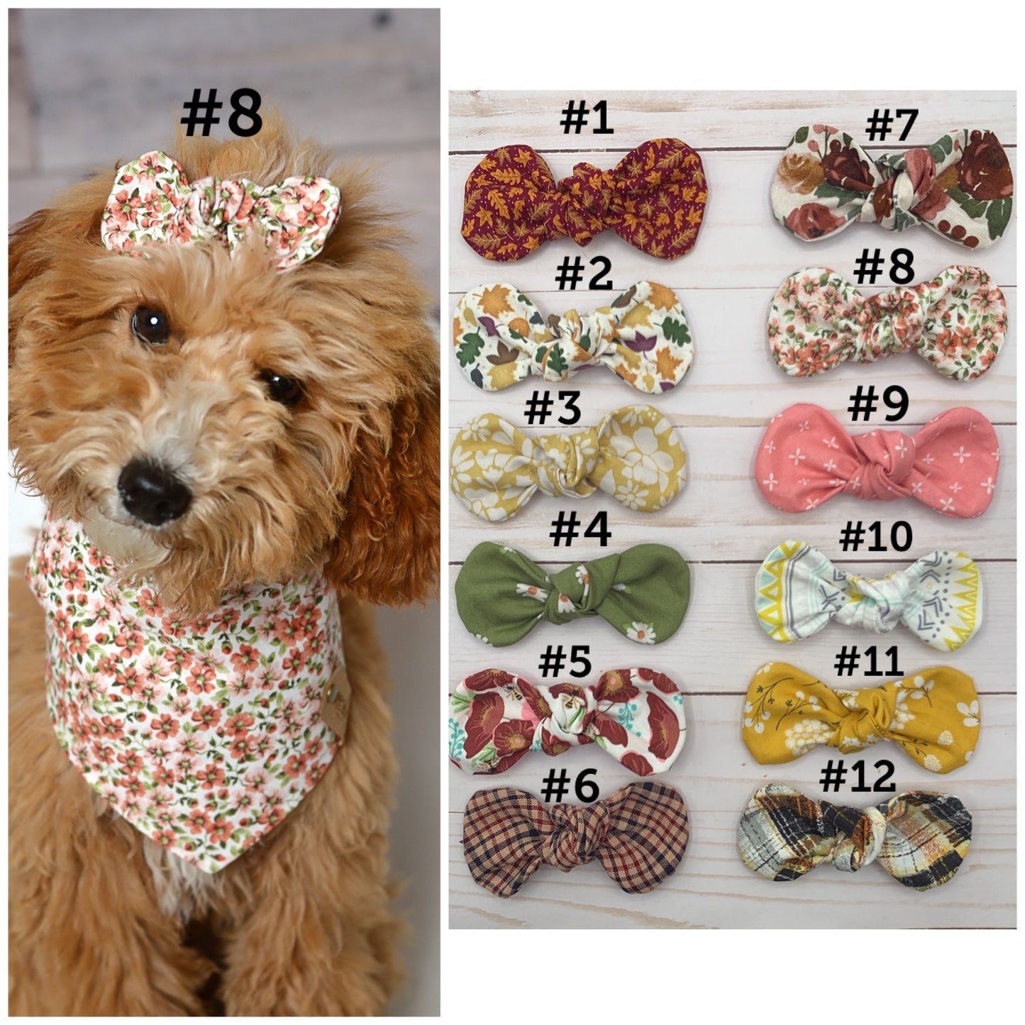 Fall Classic Dog Hair Bows