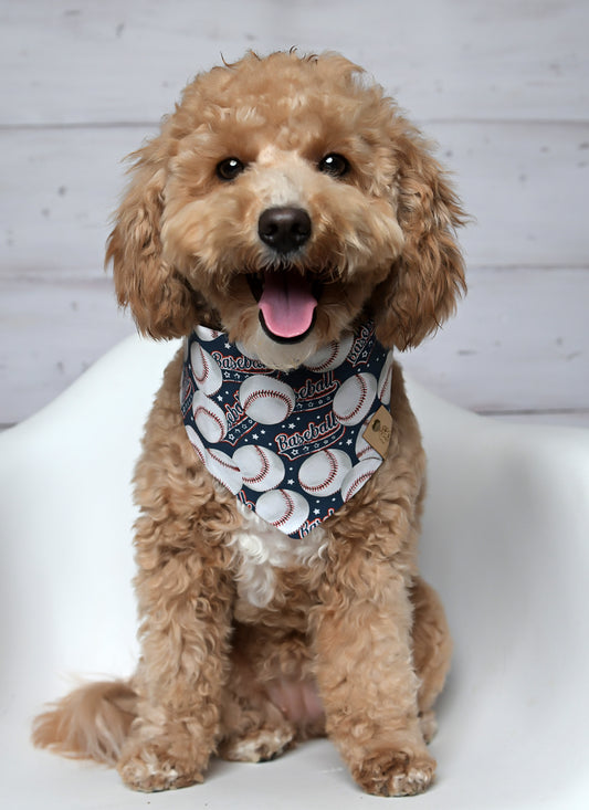 Baseball Dog Bandana