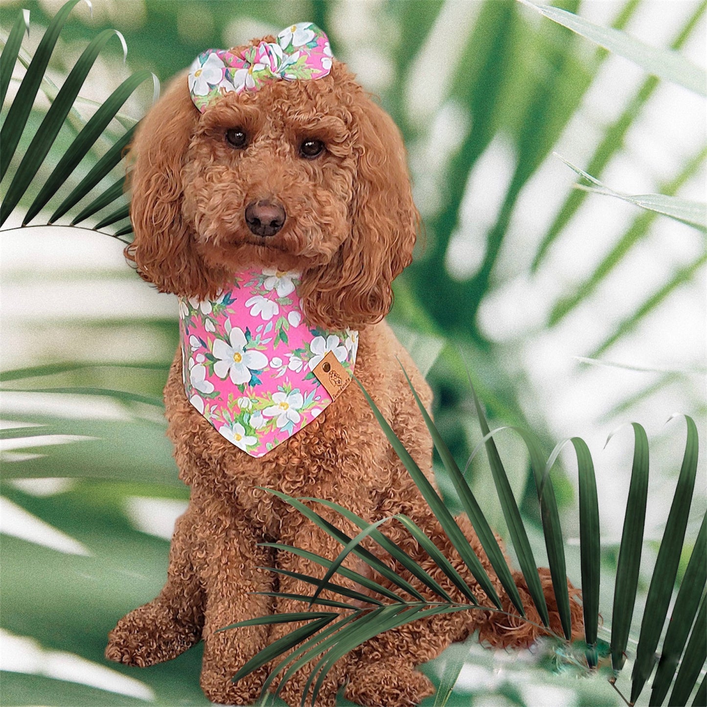 Pink Luau Dog Bandana